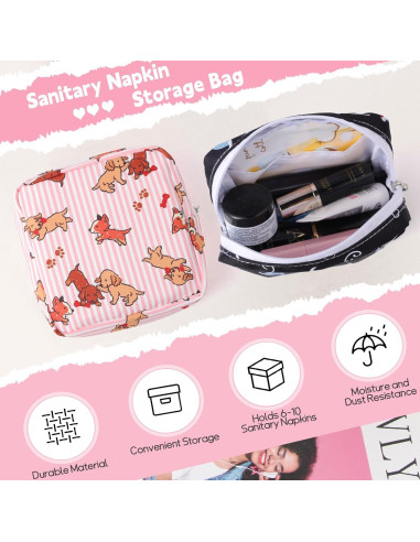 Bolsa de Almacenamiento para Período Desing Wish - Perro Salchicha