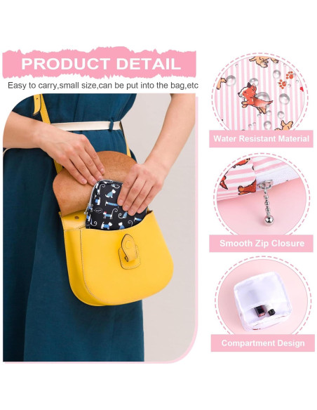 Bolsa de Almacenamiento para Período Desing Wish - Perro Salchicha Bolsa de Almacenamiento para Período Desing Wish - Perro Salchicha