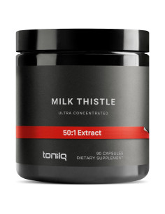 Cardo Mariano Toniiq 90 Cápsulas 500mg 80% Silimarina