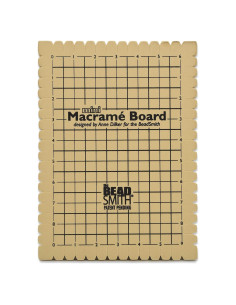 Junta de Macramé Mini Beadsmith 19.05x25.4cm con Cuadrícula