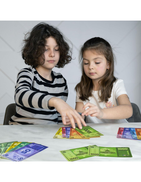 Dinero de Juego Queensell para Monopoly - 480 Billetes de Papel Dinero de Juego Queensell para Monopoly - 480 Billetes de Papel