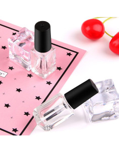 GTHER 20 Botellas de Vidrio Vacías 5ML para Esmalte de Uñas 2