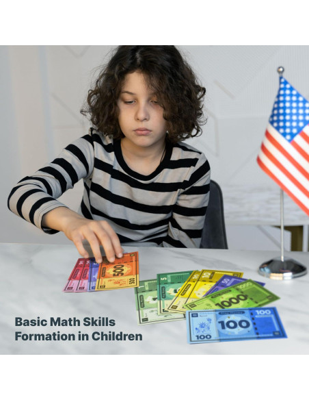 Dinero de Juego Queensell para Monopoly - 480 Billetes de Papel Dinero de Juego Queensell para Monopoly - 480 Billetes de Papel