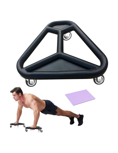 Rueda de Abdominales HOTWAVE Doble Ancha para Gimnasio en Casa