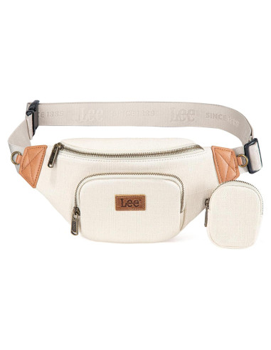 Mochila de Cintura Montana West Lee Beige 31.75x8.89x15.24cm