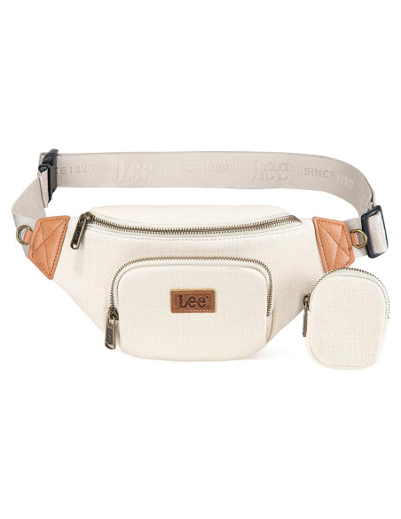 Mochila de Cintura Montana West Lee Beige 31.75x8.89x15.24cm Mochila de Cintura Montana West Lee Beige 31.75x8.89x15.24cm