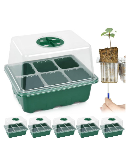 Kit de Inicio de Semillas Artcome - 5 Paquetes de 6 Celdas Kit de Inicio de Semillas Artcome - 5 Paquetes de 6 Celdas