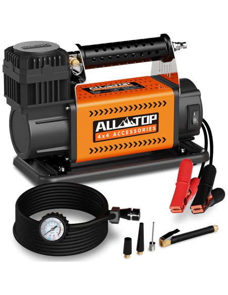 Compresor de Aire Portátil ALL-TOP 12V 7.06 CFM 150 PSI Compresor de Aire Portátil ALL-TOP 12V 7.06 CFM 150 PSI