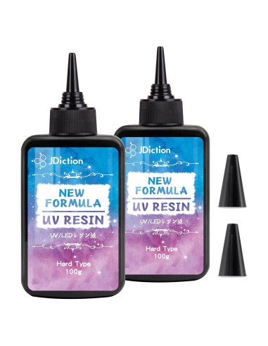 Resina UV JDiction 200g - Cristal Claro para Manualidades DIY
