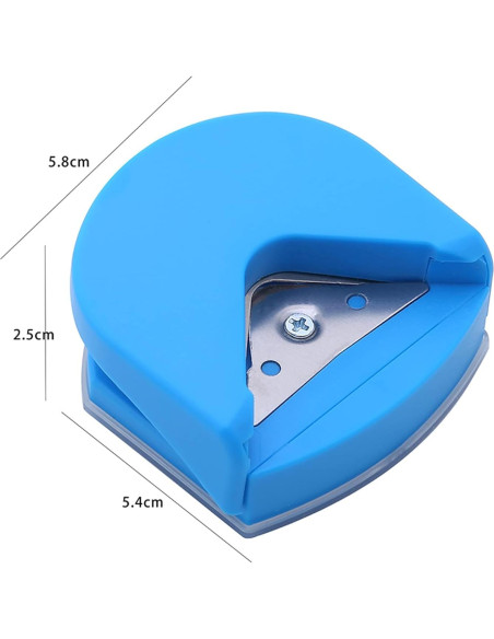 Troquelador de Esquinas Redondeadas QIUMING 4 mm - Azul Troquelador de Esquinas Redondeadas QIUMING 4 mm - Azul
