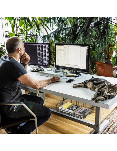 Cajón Bajo Escritorio ENONCI Metálico 32x23cm Organizador