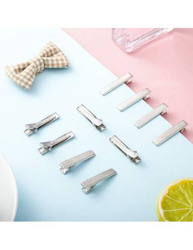 200 Clips de Pelo Metálicos Cocodrilo Hotop 3.2 cm para DIY