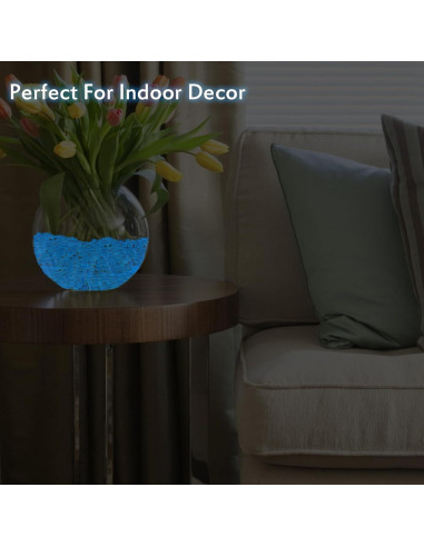 500 Piedras Brillantes Azules para Jardín y Decoración