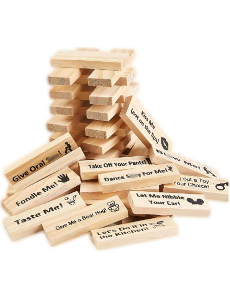 Juego de Torre de Deseo Crkeiyr para Adultos - 48 Piezas Juego de Torre de Deseo Crkeiyr para Adultos - 48 Piezas