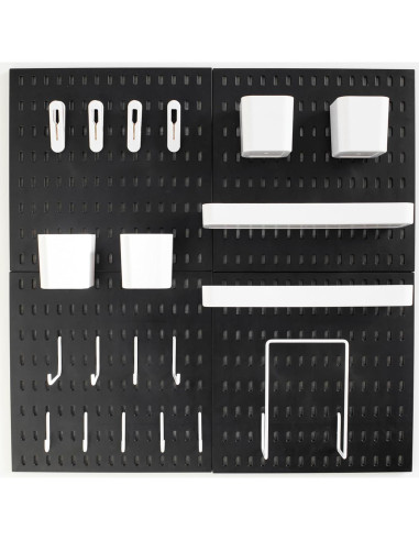 Organizador de Pared RIVTUN - 8 Paneles de Tablero de Clavos 70x110 cm