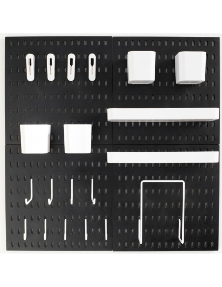 Organizador de Pared RIVTUN - 8 Paneles de Tablero de Clavos 70x110 cm Organizador de Pared RIVTUN - 8 Paneles de Tablero de Clavos 70x110 cm