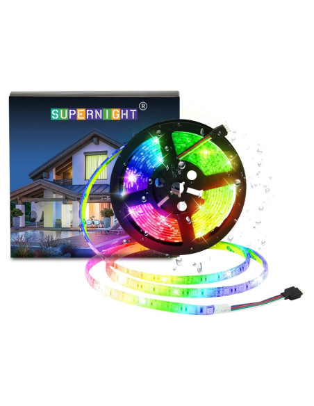 Tira de Luz LED RGB 5M SUPERNIGHT SMD 5050 Impermeable Tira de Luz LED RGB 5M SUPERNIGHT SMD 5050 Impermeable