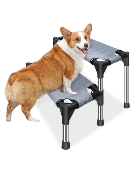 Escaleras para Perros Pequeños Dopliv 2 Niveles Antideslizantes Escaleras para Perros Pequeños Dopliv 2 Niveles Antideslizantes