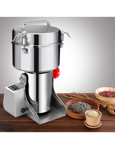 Molino de Grano Eléctrico BI-DTOOL 1000g Acero Inoxidable Molino de Grano Eléctrico BI-DTOOL 1000g Acero Inoxidable