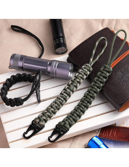 Llavero Paracord Tejido Cobra 550 Shappy 3 Pcs 23 cm Llavero Paracord Tejido Cobra 550 Shappy 3 Pcs 23 cm