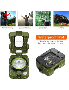 Brújula de Aluminio Proster PST215 IP54 con Clinómetro 2