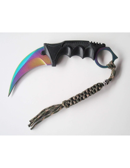 Lanyard Paracord AOHOCA para cuchillo - 3 piezas, 19 cm Lanyard Paracord AOHOCA para cuchillo - 3 piezas, 19 cm