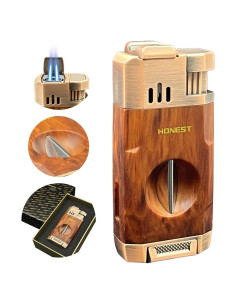 Encendedor Doble Llama Jet Tavlorionx Recargable Butano 8.6cm