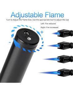 Encendedor Mini Antorcha Butano AlpCraft 12.7 cm a Prueba de Viento 2