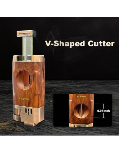 Encendedor Doble Llama Jet Tavlorionx Recargable Butano 8.6cm