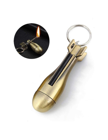 Encendedor de Llavero AIKENR de Metal Refillable Keroseno Encendedor de Llavero AIKENR de Metal Refillable Keroseno