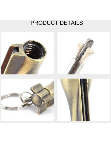 Encendedor de Llavero AIKENR de Metal Refillable Keroseno Encendedor de Llavero AIKENR de Metal Refillable Keroseno