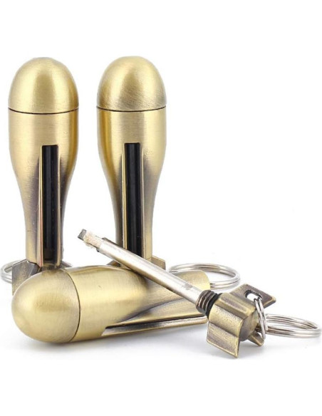 Encendedor de Llavero AIKENR de Metal Refillable Keroseno Encendedor de Llavero AIKENR de Metal Refillable Keroseno