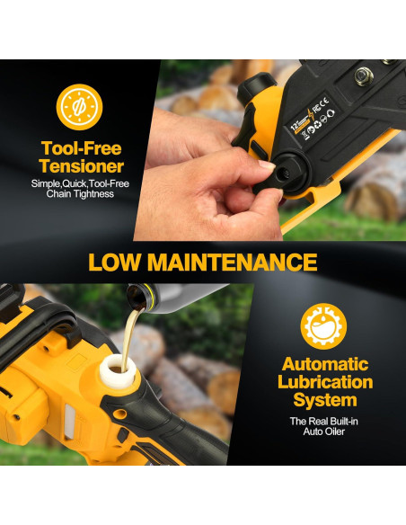 Motosierra Eléctrica Sin Escobillas 30 cm Dewalt 20V/60V Motosierra Eléctrica Sin Escobillas 30 cm Dewalt 20V/60V