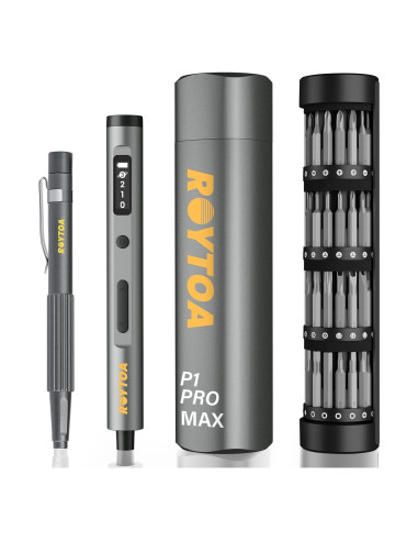 Juego de Destornilladores Eléctricos ROYTOA P1 PRO MAX 80-en-1