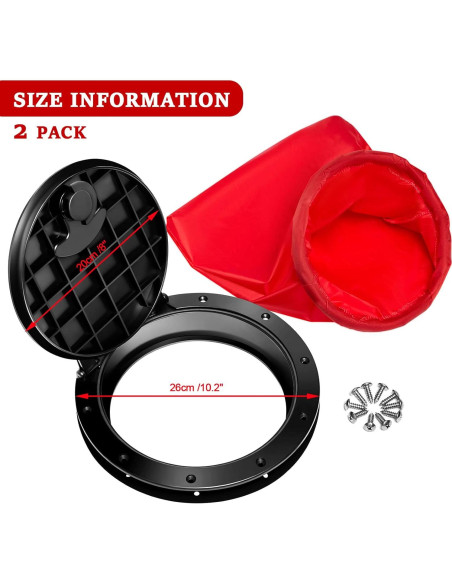 Kit de Cubierta para Kayak Patelai 20 cm 2 Piezas con Bolsa Kit de Cubierta para Kayak Patelai 20 cm 2 Piezas con Bolsa