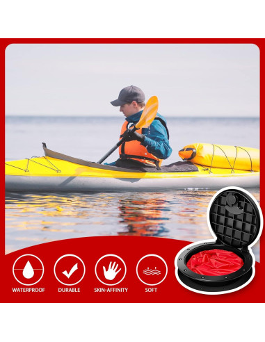 Kit de Cubierta para Kayak Patelai 20 cm 2 Piezas con Bolsa