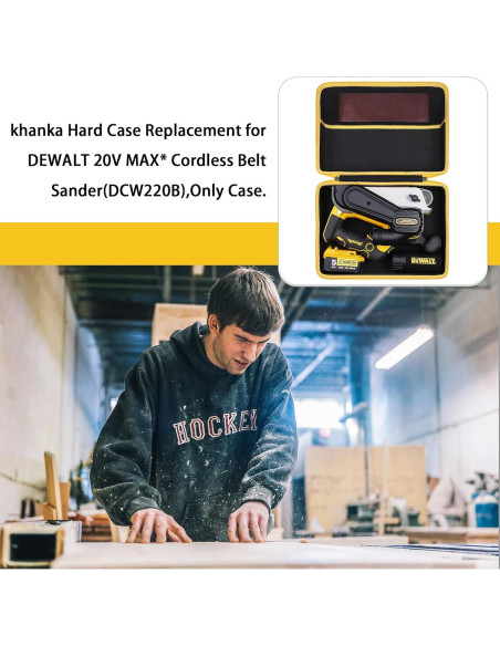 Funda Dura Khanka para Lijadora de Banda DEWALT DCW220B Funda Dura Khanka para Lijadora de Banda DEWALT DCW220B