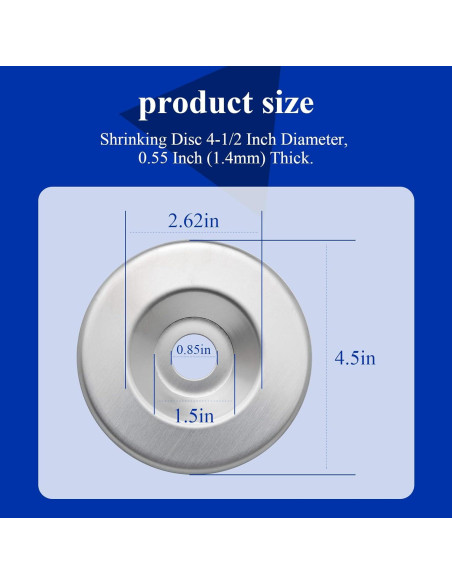 Disco de Reducción 115mm Ctuoptuo 1.4mm Grosor Amoladora Disco de Reducción 115mm Ctuoptuo 1.4mm Grosor Amoladora