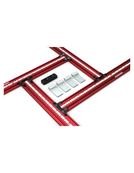 Plantilla de Router Ajustable SpeTool 65cm Aluminio Rojo Plantilla de Router Ajustable SpeTool 65cm Aluminio Rojo
