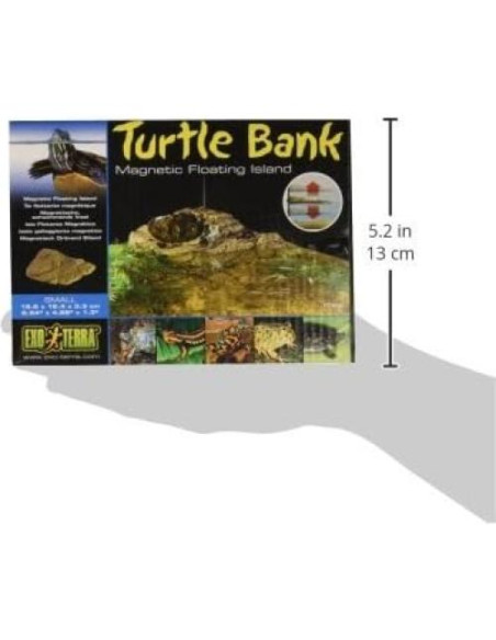 Isla Flotante Magnética Exo Terra Turtle Bank - Pequeña 16.6x12.4 cm Isla Flotante Magnética Exo Terra Turtle Bank - Pequeña 16.6x12.4 cm