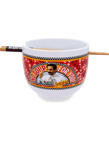 Juego de Vajilla Cerámica Seinfeld con Tazón de Ramen 567g