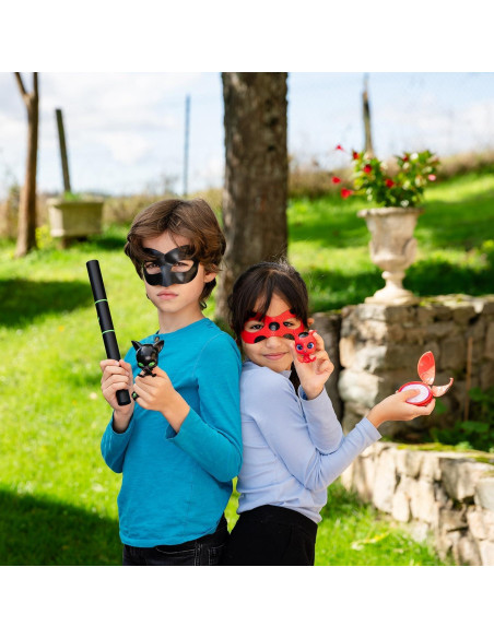 Disfraz Cat Noir Miraculous para Niños - Máscara y Accesorios Disfraz Cat Noir Miraculous para Niños - Máscara y Accesorios