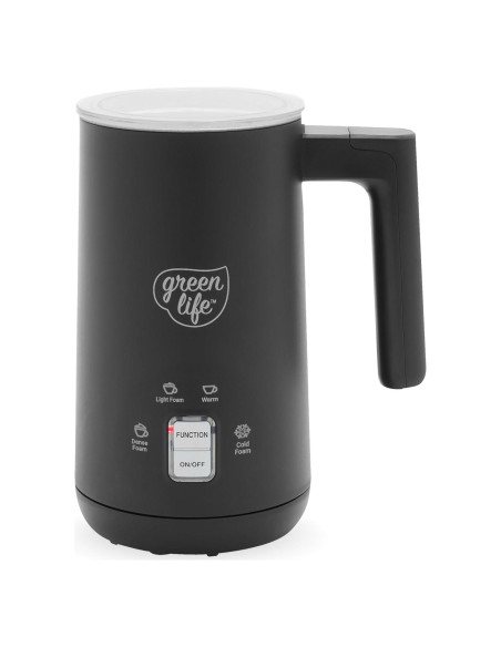 Espumador de Leche Eléctrico GreenLife 295ml 4-en-1 Negro Espumador de Leche Eléctrico GreenLife 295ml 4-en-1 Negro