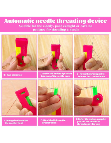 Set de Enhebradores de Agujas Fedmut 20pcs para Coser