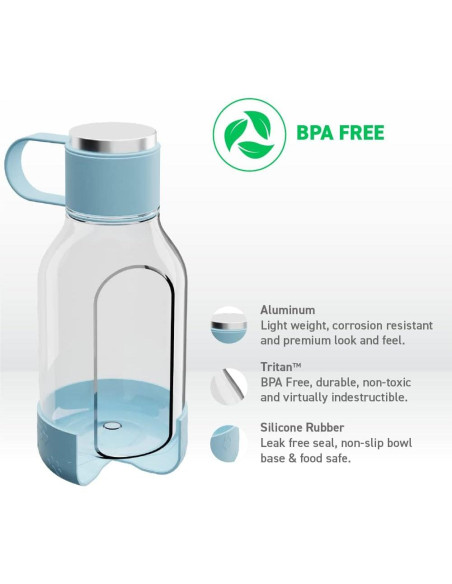 Botella de Agua Aislada Asobu Buddy Acero Inoxidable 50 oz Botella de Agua Aislada Asobu Buddy Acero Inoxidable 50 oz