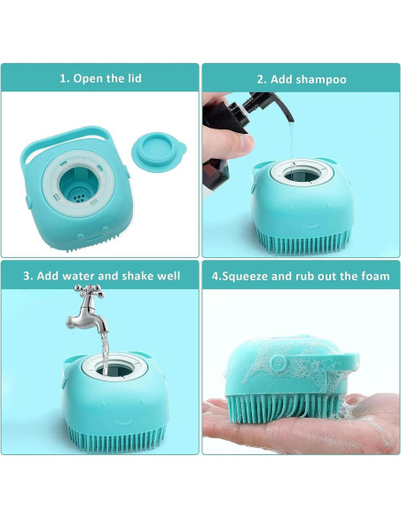 Kit de Aseo para Mascotas 7 Piezas Qubccum - Cepillo Autolimpiante Kit de Aseo para Mascotas 7 Piezas Qubccum - Cepillo Autolimpiante