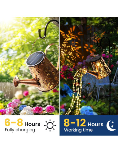 Luces Solares Decorativas PATIOPIA Regadera Grande 30cm