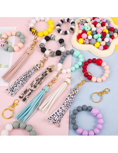 Kit de Perlas de Silicona CZWZ 141pcs para Manualidades