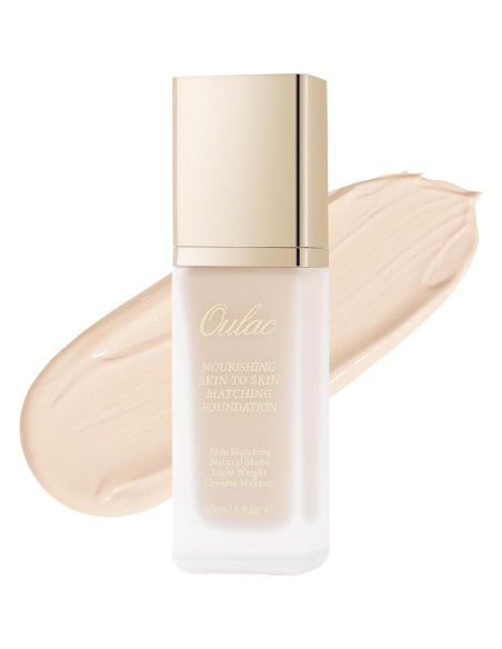 Base Líquida Vegana Oulac 30ml Tono Porcelana 01 - Hidratante Base Líquida Vegana Oulac 30ml Tono Porcelana 01 - Hidratante