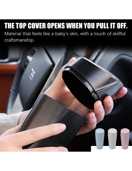 Basurero de Auto Osilly con Tapa, Portátil y a Prueba de Fugas Basurero de Auto Osilly con Tapa, Portátil y a Prueba de Fugas